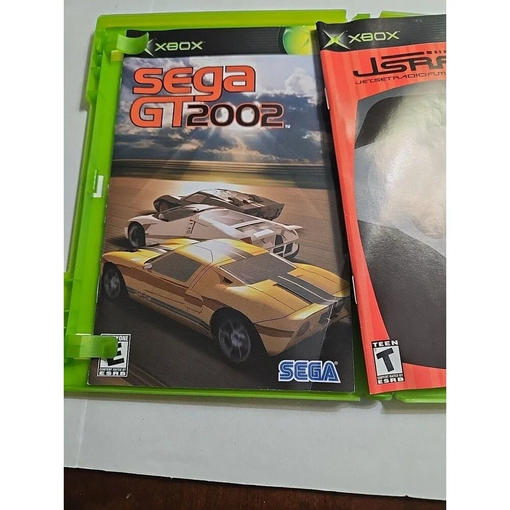 JSRF Jet Set Radio / SEGA GT 2002 (Microsoft Xbox, 2002) Complete With Manuals